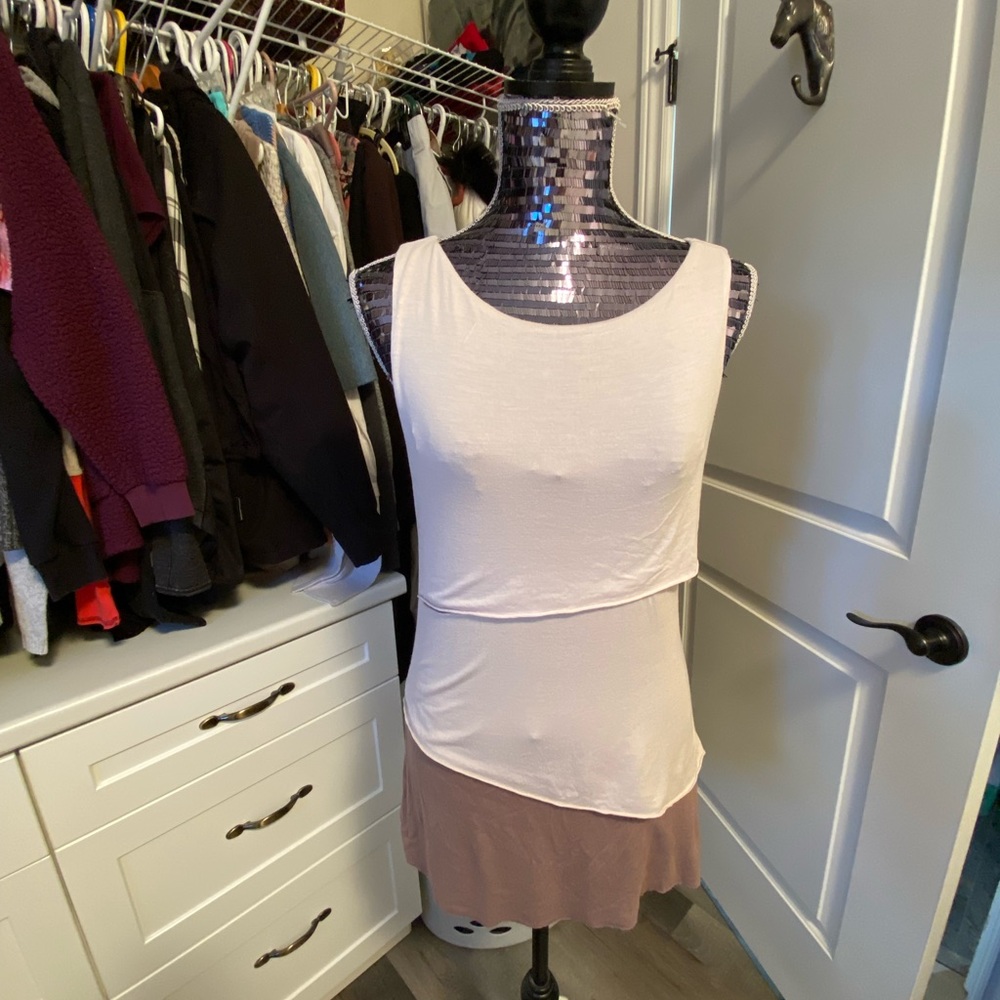 5/$25 Layered tunic length tank